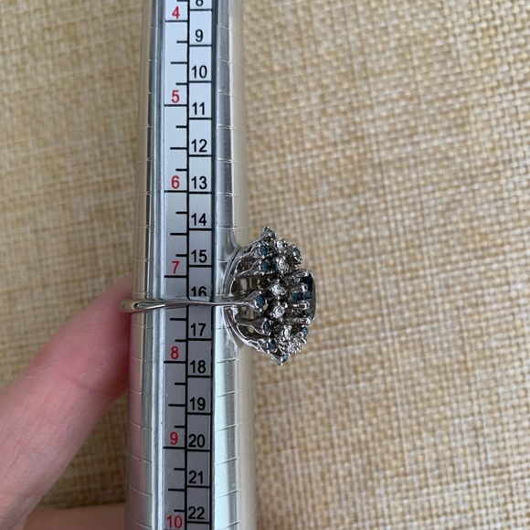 18k gold plated cocktail ring - Picture 3 of 5